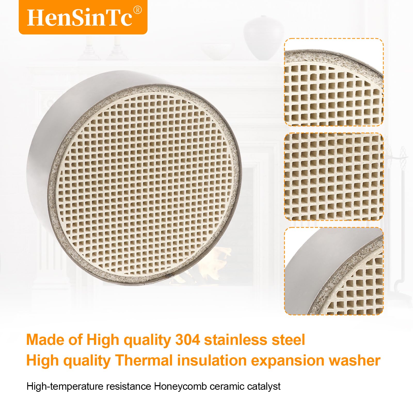 Amazon.co.jp: 薪ストーブ 触媒燃焼器、15.2 cm x 5.1 cm (14.8 cmx5